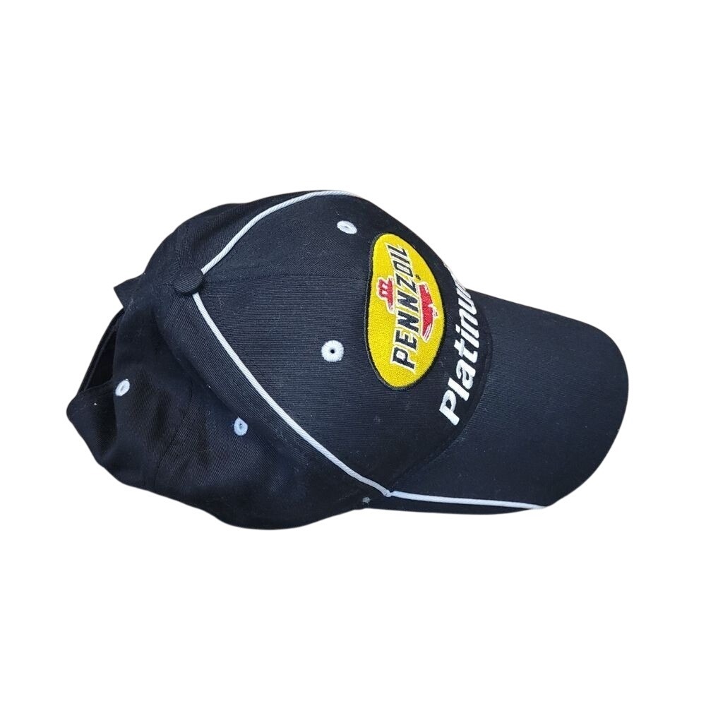 Pennzoil Platinum Black Hat Cap Racing Nascar Auto Motor Oil‎ Norscot